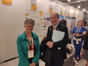 Dra. Paula Marioli y Masaomi Nangaku